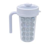 Ice Maker Cup - Squeeze Bubble Ice Molds, with Straw, Flexible Maker with Stainless Steel Inner, Portable Drink Chiller, Whiskey Cocktail Tea Coffee for Home Outdoor Camping Picnic Party