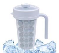 Ice Maker Cup, Squeeze Molds Flexible, Bubble Ice Maker, Stainless Steel Inner, Whiskey Cocktails Tea Coffee Home Outdoor Camping Picnic Party Family Gatherings Usage