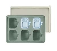 Ice Maker Mold, TV Themed Silicone Tray, 6.3x4.33x0.79 inches 6 Slot Design with Sealing Lid and Food Safe Construction for Whiskey Juice Cocktails Kitchen Bar Entertaining Needs