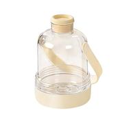 Ice Making Bottle With Straw And Handle - 2-in-1 Portable Ice Tray | Cold Blocks Maker Press Dispense Stackable Cube Mold | For Picnic Camping Kitchen Drinks Coffee Wine Milk Tea Whiskey Cocktail Free