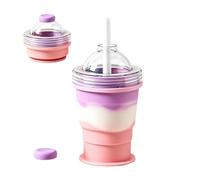 Ice Mold Bottle With Straw, Foldable Coffee Cup, Ice Sphere Maker Mug