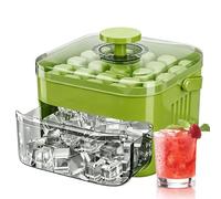 Ice Mold - Double-layer 50 Cavity Portable Non Stick, Ice Molds Box with Large Capacity Storage, Stackable Freezer Tray, Compact Chill Container, Beverage Maker for Daily Life Kitchen Pool Picnic