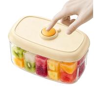 Ice Mold Easy Release Stackable Ice Cube Tray For Freezer Storage