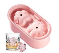 Ice Molds For Whiskey - 2-Cavity Nonstick Reusable Containers | 18x9x6.3cm Whiskey Ice Ball Maker Decorative Mold | For Drink Coffee Juice Beer Cocktail Bourbon Freezer Home Camping
