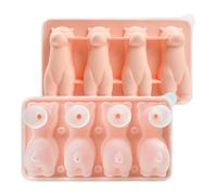 Ice Molds Funny Ice Tray Maker Moules à glaçons Moule à glaçons Forme 4 Cavity Moule à bonbons en silicone Outils de cuisson pour la maison en plein air Camping Party