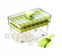 Ice Molds With Scoop, iceecube Maker With Lid, Press Release cubes Tray