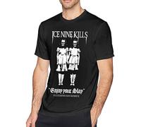 Ice Nine Kill Enjoy Your Slay T Shirt Men's Fashion Cotton Crew Neck Short Sleeve Tees Black M