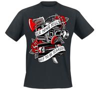 Ice Nine Kills Hip to Be Scared Homme T-Shirt Manches Courtes Noir L