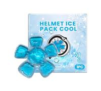 Ice Pack Hat, Reusable Headache Relief Helmet Cooling Pad, 6.89x6.5 Inches Flexible Soothing Comfort for Headache, Injuries, Wisdom Teeth, Fever and Hangover Reliefs
