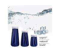 Ice Pack Reusable Ice Bag Hot Water Bag for Injuries Pain Relief Hot&cold Therapy with Elastic Brea/YY