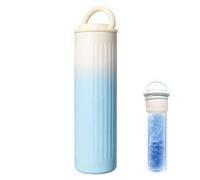 Ice Pack - Reusable Ice Packs for Cooler Bags | Reusable Insulated Leak Proof Portable | Bottle Shaped Cooler Cold Packs for Summer Outdoor Travel Office School Camping Picnic Beach Road Trip
