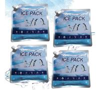 Ice Packs, Cold Gel Blocks, Keeps Items Cold Longer, Reusable and Eco Friendly, Portable Freezing for Lunch, Outdoor, Hiking, Beach, Travel, Picnics, Home, 9.84x9.84 inches
