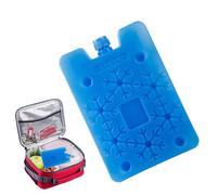 Ice Packs for Lunch Bags - Reusable Freezer Blocks | Portable Ice Crystal Packs for Coolers | Long-Lasting Cooling Blocks for Food Drink Air Conditioner Fan Camping Fishing School Travel Beach