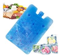 Ice Packs for Lunch Boxes, Freezer Cooling Blocks, Reusable Cold Packs, Portable Chill Bricks, for School, Picnic, Fishing, Travel, Camping, Breastfeeding, Air Conditioner Fan Use