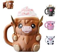 Ice Pint Holder | 3D Printing Ice Cream Pint Holder Containers With Antifreeze Handle And Spoon,Leak Proof Beer Can Cup Home Decor For Freezer Soda Camping Trip Movie Nights Picnic Summer(Brown)