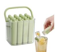 Ice Pop Mold -Ice Cream Bar Mold,Long Silicone Reusable Container | For Kids Yogurt Parties Desserts Kitchen Food Camping Fruit Freezer Home Beverage Picnic
