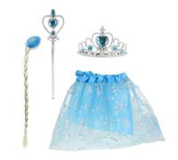 Ice Princess 4-piece dressing set WITH TUTU, TIARA AND PRINCESS STAFF XL 40X62CM