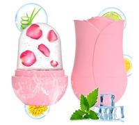 Ice Roller Visage, Glacon Visage, Facial Ice Face Roller, Massage de la Glace pour Les Yeux Réutilisable, Compresse de Glace RéTréCit Les Pores RéDuit Les Poches AméLiore L'éLasticité de La Peau