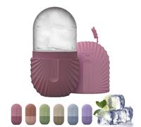 Ice Roller Visage, Rouleau De Glacon Visage Réutilisable, Moule À Glaçons En Silicone Pour Massage, Outil De Soin De La Peau, Bac À Glaçons Pour Raffermit Le Visages, Réduit Les Gonflements(F-)