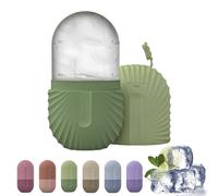 Ice Roller Visage, Rouleau De Glacon Visage Réutilisable, Moule À Glaçons En Silicone Pour Massage, Outil De Soin De La Peau, Bac À Glaçons Pour Raffermit Le Visages, Réduit Les Gonflements(B-)