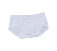 Ice Silk Boxer respirant pour homme (blanc, taille L)