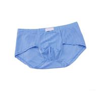 Ice Silk Boxer respirant pour homme (bleu, taille 2XL)