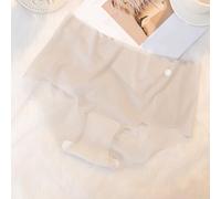 Ice Silk Seamless Briefs M-XL Ultra-thin See Through(Gray L)