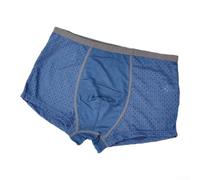 Ice Silk Sous-vêtements respirants pour homme avec poche pour un confort actif (XXL bleu)
