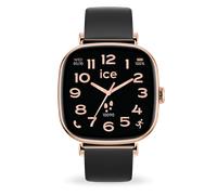 ICE-WATCH - Ice Smart SQ 2.0 Rose-Gold Black - Montre connectée Rose-Gold pour Femme avec Bracelet en Silicone - 025890 (1.2 Pouces / 37mm) - Smartwatch, Suivi des activités physiques et de la santé
