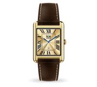 Montre - ICE WATCH - Ice Smart TKS 2.0 025618 - Doré - Bracelet cuir marron - Boîtier rectangulaire 32x36 mm