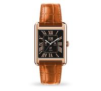 ICE-WATCH - Ice Smart TKS 2.0 Rose-Gold Cognac Croco - Montre connectée Rose-Gold pour Femme avec Bracelet en Cuir - 025383 (1,41 Pouces)