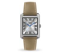 ICE-WATCH - Ice Smart TKS 2.0 Silver Taupe Grain - Montre connectée Argent pour Femme avec Bracelet en Cuir - 025622 (1.41 Pouces / 32mm) - Smartwatch, Suivi des activités physiques et de la santé