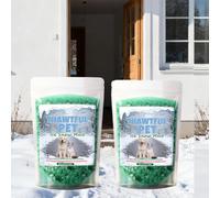 Ice & Snow Melt, sel gemme granulaire à action rapide pour allées et trottoirs, granulés de fonte de glace verte à action rapide, nouveau dégivreur d'hiver efficace pour températures froides, pour