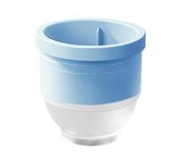 Ice Sphere Mold - Whiskey Cooling Tool, Round Ice with Stackable Lid, Design Silicone, Beverage Chiller, Bar Accessory for Preparing Smooth Chilled Drinks and Enhancing Cocktail Presentation