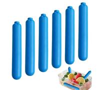 Ice Sticks for Cooling - 6 Pieces Reusable Freezable Cooling Rods | Portable Safe Ice Sticks | Ultra-Low Temperature Refrigerant, Long-Lasting Icê Pack, for Home Travel Picnic Camping Lunch Box Cooler