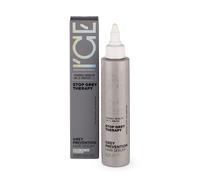 ICE Stop Grey Therapy Grey Prevention Sérum capillaire 100 ml - Sérum contre les cheveux gris avec peptides biomimétiques et niacinamide - Sérum pour cuir chevelu pour prévenir le vieillissement des