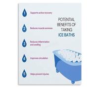 Ice Therapy Sessions Physical Resilience Wall Poster