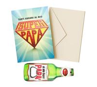 ICE TOYS Carte de vœux super papa avec gadgets idéal pour la fête des pères d'anniversaire de papa
