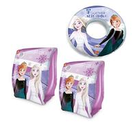 ICE TOYS Ensemble brassards et bouée pour enfants, mer, été, piscine (La Reine des neiges)