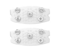 Ice Traction Cleats - Anti-Skid Spike Gripper Set, Protective Hiking Footwear Gear | Snowy Terrain Control, Mountaineering Running Travel Safety, Fishing Boot Attachment, Lightweight Portable