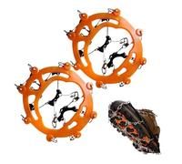 Ice Traction Cleats - Wear-Resistant Talon Boot Grippers, Heavy-Duty Snow Crampons with Secure Elastic Fit, Durable Steel Spikes for Winter Safety, Outdoor Footwear Gear