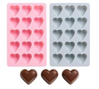 Ice Tray, 2-Piece Reusable Silicone Chocolate and Ice Maker Container for Home, Family Gathering, Birthday, Party, Wedding, Restaurant, Hotel, Picnic, Camping