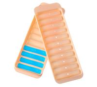 Ice Tray Bar Maker with Lid, Easy-Release Molds on Wine Juice Fruit, Summer Beverage Chilling Tools, Pink/Blue/Green Iced Drink Accessories for Family Kitchen and Freezer Use