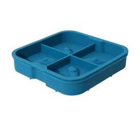 Ice Tray, Chocolate Molds, 5.91x5.91x1.18 Inches Versatile Fun Dog & Shark Design Four Cavity Silicone Mold, Creative Freezer Maker for Cocktail, Party, Holiday, Kitchen, Event Celebration