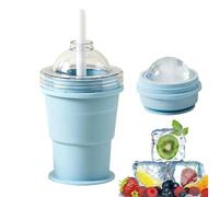 Ice Tray Cups with Lids 2-in-1 high-grade silicone, ensures safe