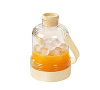 Ice Tray For Freezer - Cold Blocks Maker With Straw And Handle | Ice Making Bottle For Picnic Camping Refrigerator Kitchen Restaurant Drinks Coffee Wine Milk Tea Whiskey Cocktail