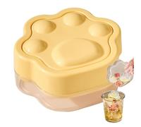 Ice Tray Freezer Mould, Cat Paw Shaped Maker, 2.2 Inches Press Design Reusable for Drinks Home Parties Restaurants Picnics Camping and Family Gatherings While Keeping Beverages Cool Creative
