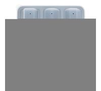 Ice Tray, Whiskey Mold, 6.5x5.51x1.57in Silicone Mould, 3-Grid Design, Rhombus Shape for Easy Release, Reusable Use, Kitchen Tools, Bar Supplies, Cocktail Making, Juice Cooling, Beverage Icing