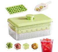 Ice Tray with Lid Bin, Easy Release Ice Maker, 7,48 x 4,53 po Versatile
