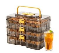 Ice Trays for Freezer | 63 Hole Ice Cube Tray with Lid and Bin